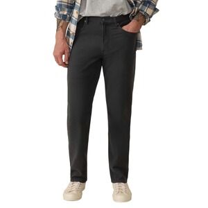 Faherty Stretch Terry 5 Pocket Pants Mens 31x30 Black Comfort Casual Performance